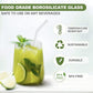 Reusable Glass Straws Clear Glass Drinking Straw 5Pc