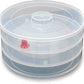 093 Plastic 3 Compartment Sprout Maker White