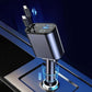  4-in-1 Super Fast Car Charger Dual Built-In Cables - alternative angle