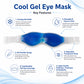 Small Blue Eye Mask Cooling Gel Mask For Relaxation Puffy Eyes Relief (1 Pc)