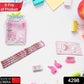 4298 Stationery Kit For Kids - Stationery Set Includes Wooden Pencil Sharpener Pencil And Eraser Set Small Diary School Supply Set Birthday Return Gift For Kids Boys Girls (9 Pc Set)