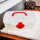 12980 3 Compartment Medical Box 1 Piece Indoor Outdoor Medical Utility Medicine Storage Box Detachable Tray Medical Box Multi Purpose Regular Medicine First Aid Box With Handle Transparent Lid  Color Box