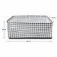 Foldable Cloth Organizer Basket Fabric Storage Box For Clothes Toys (1 Pc)