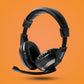 Wired Headset With Adjustable Headband  Noise-isolating Mic Set
