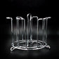 2741 Ss Round Glass Stand Used For Holding Sensitive Glasses And All Present In All Kinds Of Kitchens Of Official And Household Places Etc.
