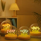 DIY Flower Dome LED Night Lamp Decorative Table Light Kit