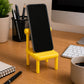 Mini Chair Mobile Stand Holder for Desk & Study Table Use(Color may vary)