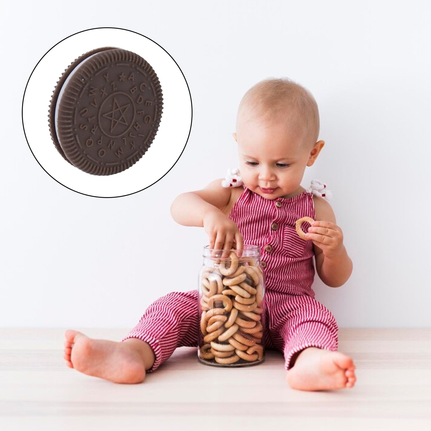 Silicone Baby Teething Toys (1 Pc  Mix Design)