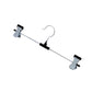 Hangers with 2-Adjustable Anti-Rust Clips (Pack of 12)