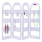 4-fold acrylic earring holder stand folded closed India