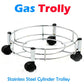 118 Stainless Steel Gas Cylinder Trolley