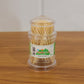 Premium Wooden Toothpick Jar Pack (1 Set)