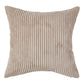 Soft Corduroy 16x16 Throw Pillow Cover Square Decorative Cushion Case (1 Pc)