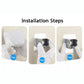 Handheld shower holder with adhesive