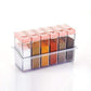 122 Plastic Spice Jars (6 Pcs 14x22x8cm Multicolour)