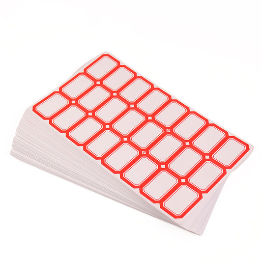 Multipurpose Writable Blank Label Sticker Sheets (50 Sheet)