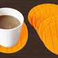 129 6 Pcs Useful Round Shape Plain Silicone Cup Mat Coaster Drinking Tea Coffee Mug Wine Mat For Home