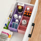 Clear bead tray compartments showing multicoloured section design India