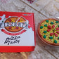 3D Pizza Slices Eraser Set – Fancy & Colorful Stationery for Kids & Gifts (7 slice)