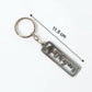 Premium Metal Radhe Krishna Engraved Keychain 1 Pc