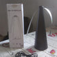 Compact fly repellent fan with battery and USB power options
