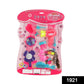 Makeup vanity toy suitcase for girls in multicolour