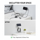 Multipurpose Strong&Hook Self-Adhesive hooks for wall Heavy&Duty Hook