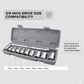 Drive Standard Socket Wrench Set -10 pc, 6 pt. 3 / 8 in.