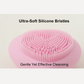 Heart-Shaped Silicone Face Wash Brush – Facial Cleansing Scrubber for Women