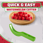 Plastic Watermelon Cutter, Slicer, Corer & Server – Easy to Use Fruit Tool