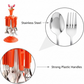 New Stylish 24 Pcs Plastic, Stainless Steel Cutlery Set (Pack of 24)