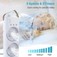  Electric Fan Desktop Double-Head Powerful Air (1 Pc / With - in-use lifestyle shot