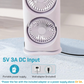  Electric Fan Desktop Double-Head Powerful Air (1 Pc / With - key feature close-up