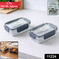 Airtight Sealed Food Storage Container Set (2 Pc Set 350 Ml Approx)