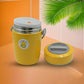 HEAVY LEAK-PROOF STAINLESS STEEL LUNCH BOX/ TIFFIN BOX, 2 COMPARTMENT