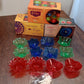 Magical Reflection Diya Set with 6 Attractive Design Cup Set Of 12 Pieces, Diwali