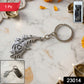Premium Metal Morpich Feather Design Keychain 1 Pc