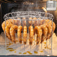 Air Fryer Skewer Stand Stainless Steel Bbq Kebab Rack Holder (1 Set)