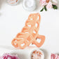 Plastic Hair Clamp Grip Simple Matte Hair Barrette Clamp (1 Pc)