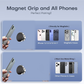 360° Rotating Magnetic Phone Holder Stand (1 Pc)