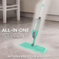  360 Degree Healthy Spray Mop Cleaning - scale and size reference