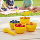 Plastic Soup Bowl & Spoon Set for Kitchen (6-Pcs)