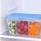Plastic Square Storage Organiser Container (750ML Capacity)