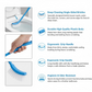 Single Sided Bristle Plastic Toilet Cleaning Brush
