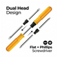 2 in 1 Multipurpose Screwdriver in Single Instrument