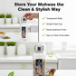 Plastic Transparent Mukhwas Bottle With Steel Cap Kitchen Storage Bottle (1 Pc)