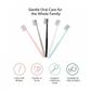 Kids Adults Ultra Soft-bristled Toothbrush With Cover (10 Pcs Set)