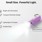 Mini LED Flashlight Keychain Torch (Mix Color & 1 Pc)