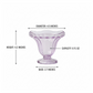 Crystal Plastic Ice-Cream Bowl Set – Serving Bowls (6 Pc)