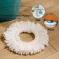 Plastic Spin Mop Set with Bucket - Microfiber Refill Closeup